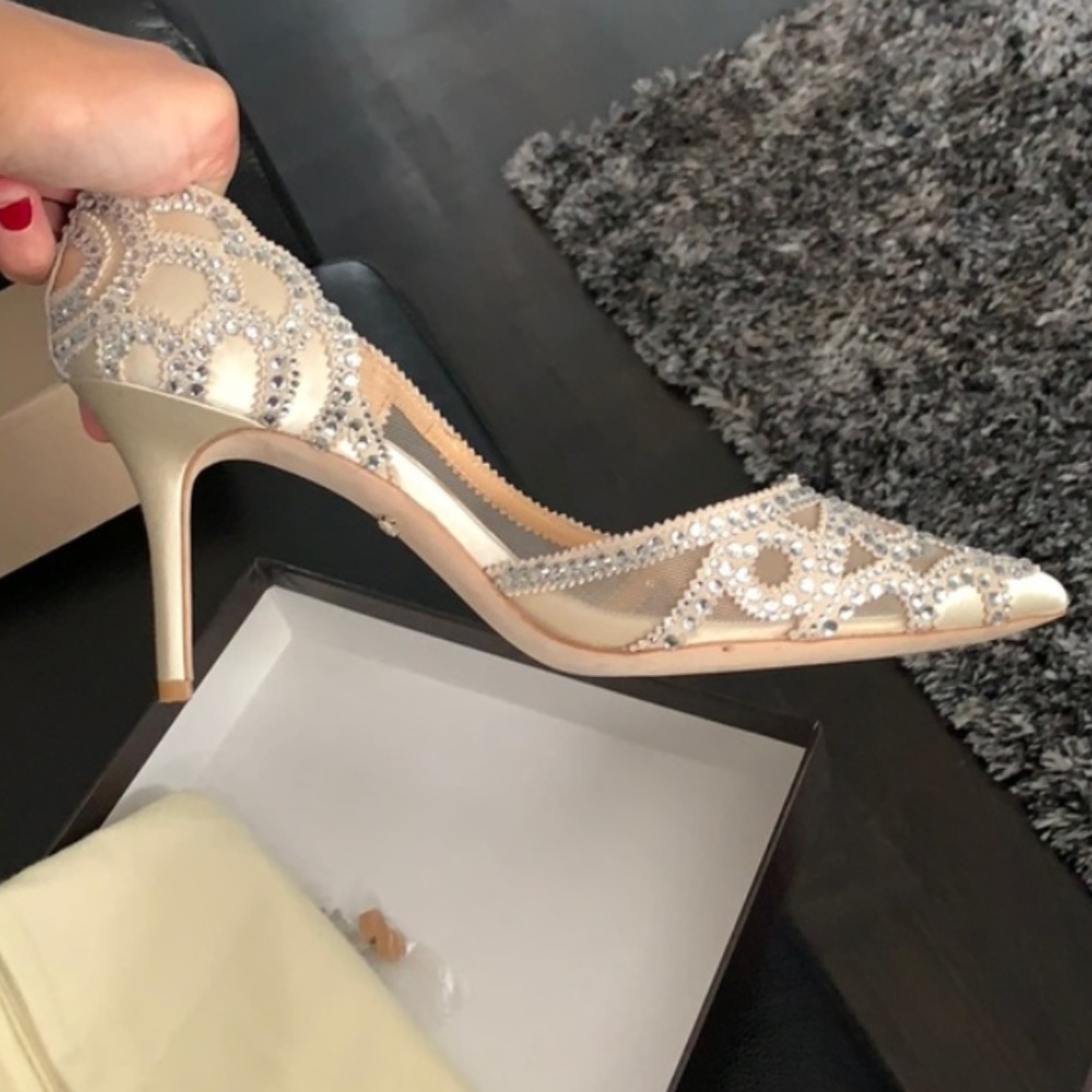 Badgley Mischka Embellished Wedding Shoes